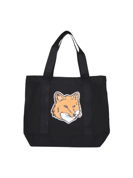Shopperka Maison Kitsune czarna