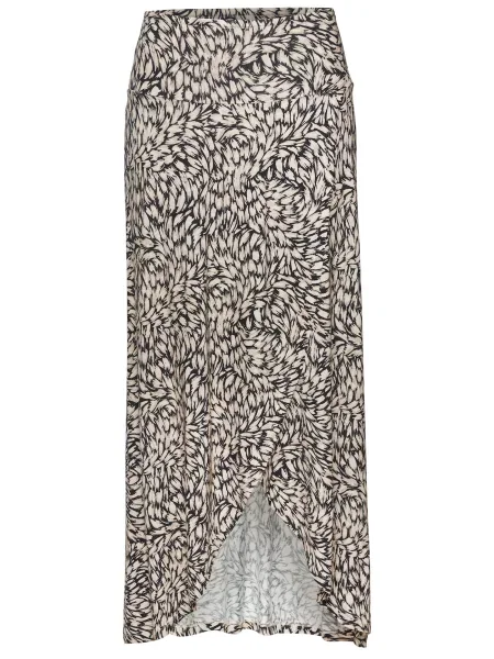 BUFFALO Fustă gri taupe negru