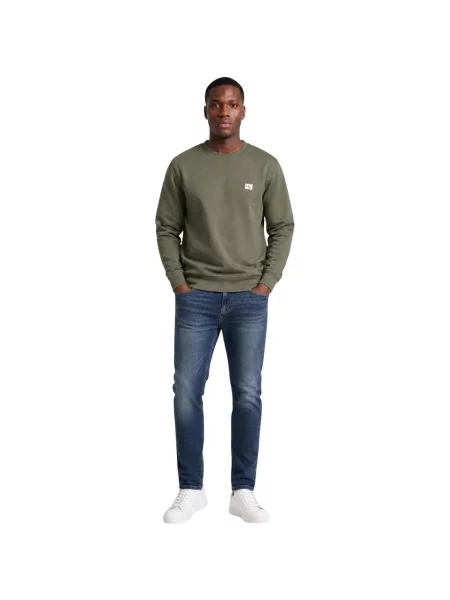 Geacă de blugi Calvin Klein Jeans verde