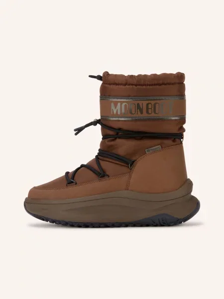 Kotníkové boty Moon Boot hnědé