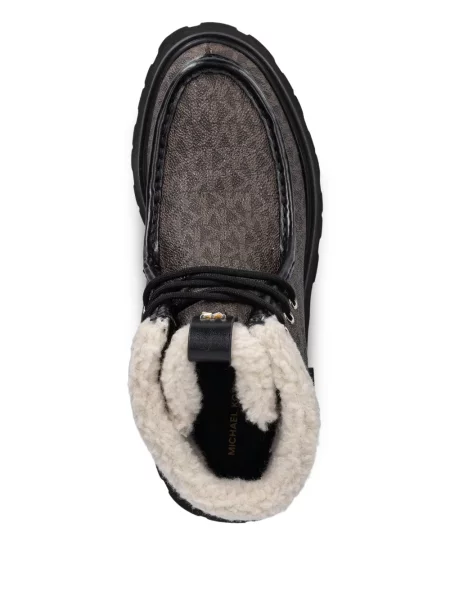 Pulover Michael Michael Kors din piele de căprioară maro