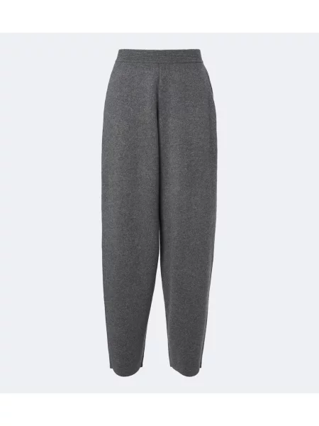 Pantaloni Arch4 din cașmir gri