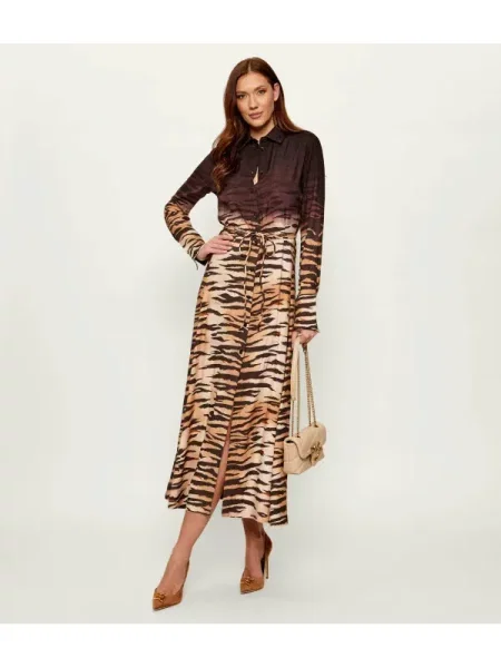 Pinko Rochie cu cordon ANNABEL maro