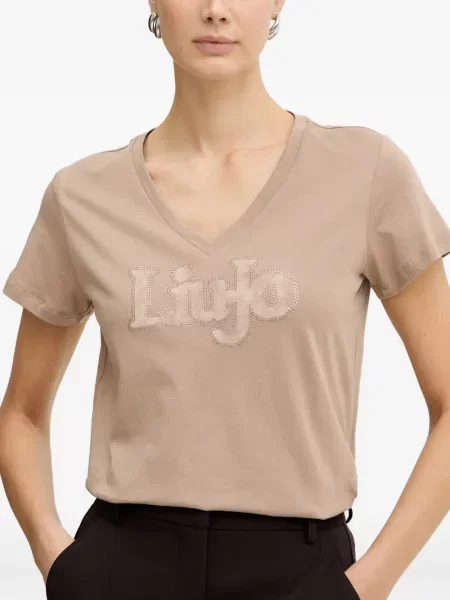 V-nyakú póló Liu Jo autogrammal