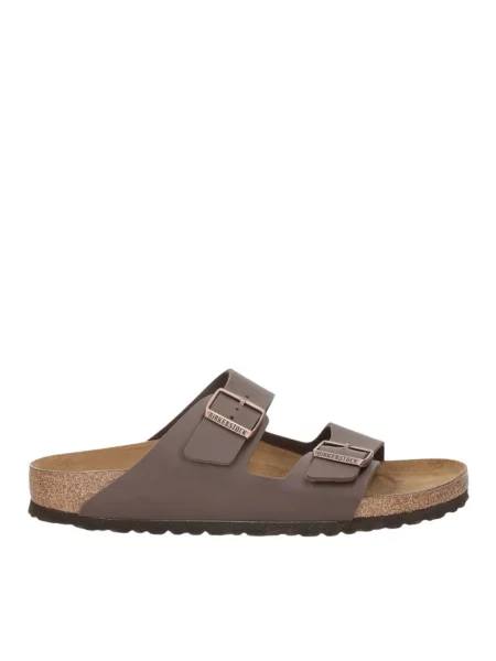 Klapki Birkenstock brązowe