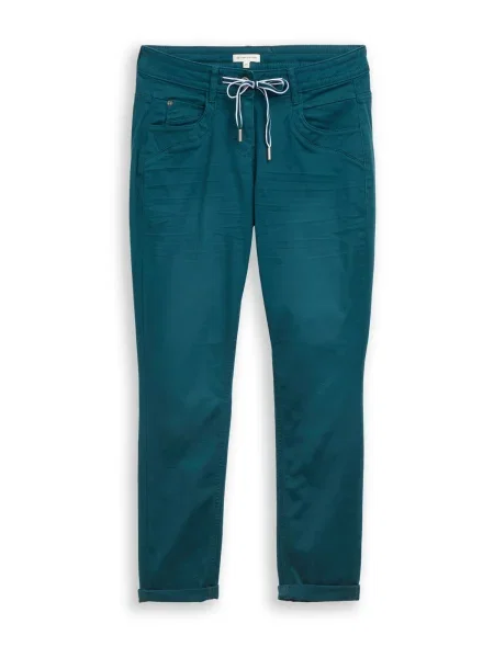 TOM TAILOR Pantaloni petrol verde