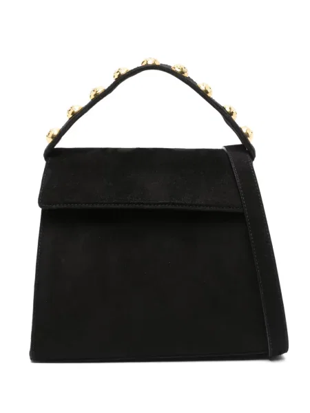 Semišová kabelka Ferragamo Pre-owned černá