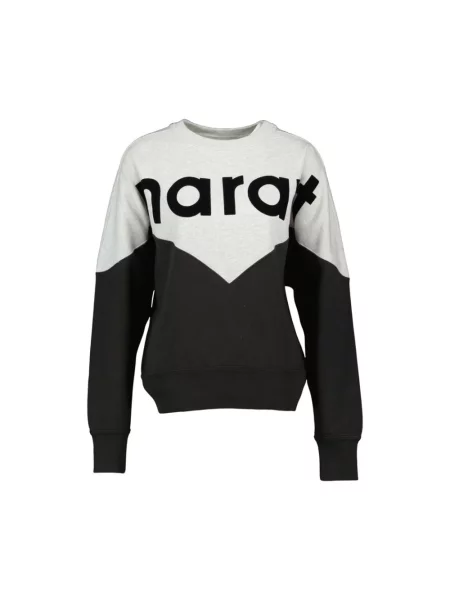 Aksamitna bluza Isabel Marant Etoile szara