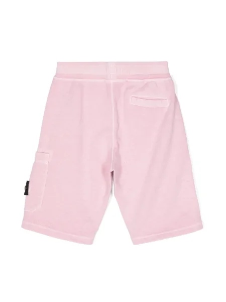 Szorty dziecięce Stone Island różowe