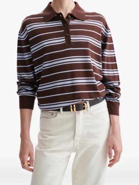 Tricou polo Vanessa Bruno maro