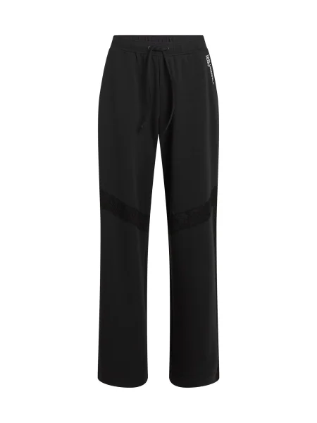 KARL LAGERFELD JEANS Pantaloni negru alb