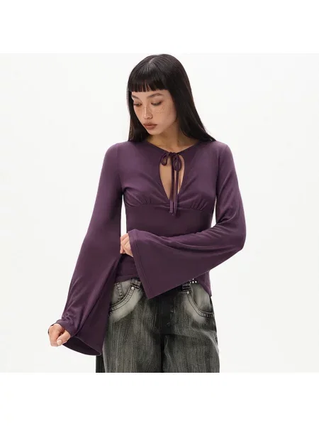 Блузка Cropp фиолетовая