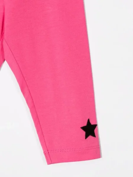 Legginsy dziecięce Chiara Ferragni różowe