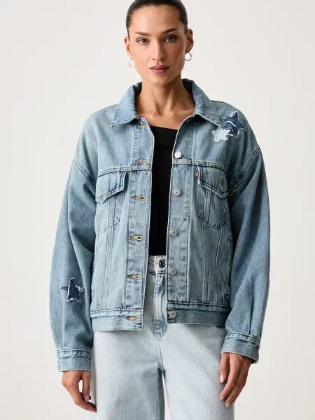 Levi's traper jakna za žene traper TRUCKER plava
