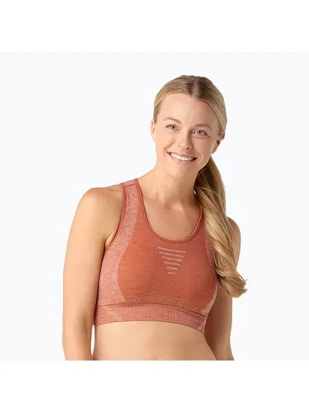 Olcsóbban. Smartwool Intraknit Racerback termikus melltartó réz. Méret: S barna