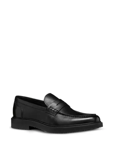 Pantofi loafer Geox din piele negru