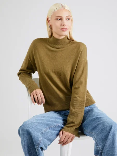 VERO MODA Pulover VMHAPPINESS oliv