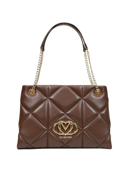Kabelka Love Moschino hnedá