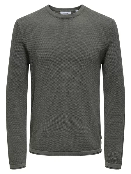 Only & Sons Svetr ONSFelix tmavě šedá