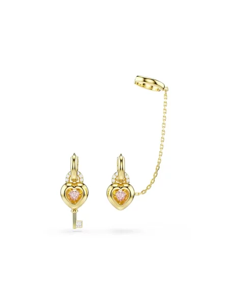 Swarovski Uhani / roza zlata