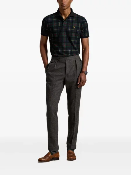 Șapcă Polo Ralph Lauren de mătase cu broderie cu dungi negru