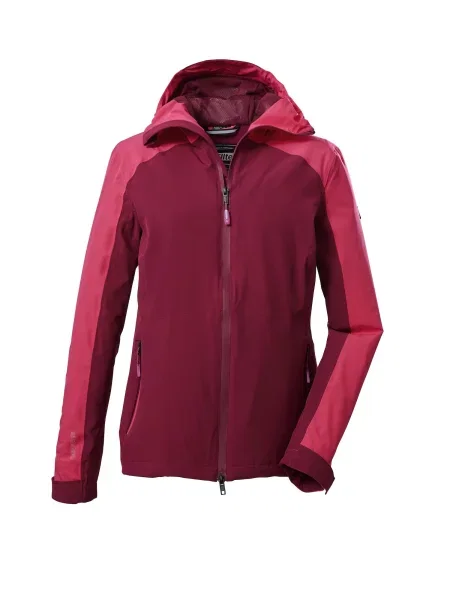 KILLTEC Outdoorová bunda KOS tmavě červená