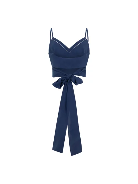 Top Alberta Ferretti niebieski