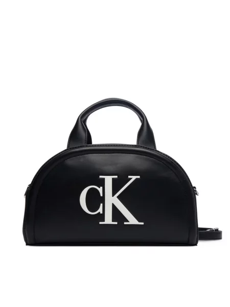 Calvin Klein Torebka Bold Ck Dome Crossbody czarny