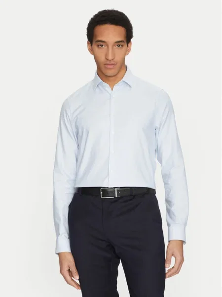 Calvin Klein Cămașă celest albastru