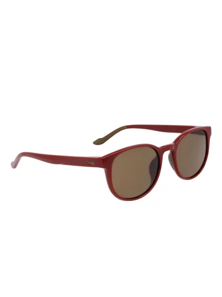 Ochelari de soare Nike cu chihlimbar cu imprimeu geometric albastru