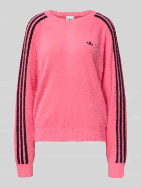 Sweter adidas Adicolor Holiday Knit Sweatshirt Lucid Pink L różowy