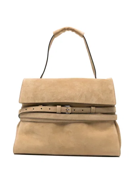 Cu centură geantă shopper Moschino din piele de căprioară