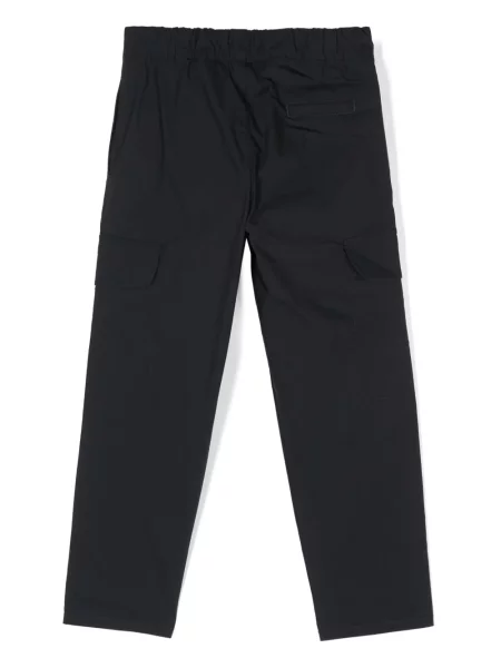 Spodnie cargo dziecięce Emporio Armani niebieskie