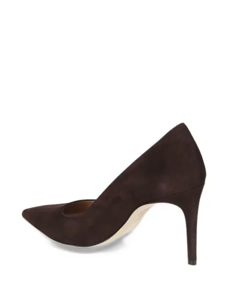 Γοβάκια Stuart Weitzman σουέτ καφέ