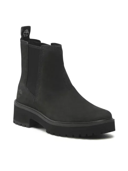 Μποτάκια με λάστιχο Timberland Carnaby Cool Basic Chlsea Black Nubuck μαύρο