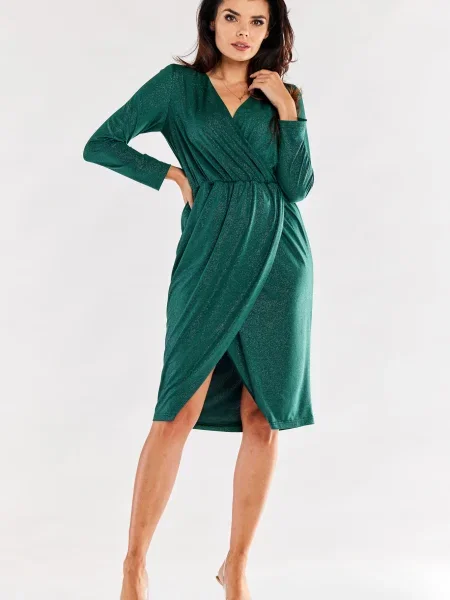 Sukienka midi Awama zielona