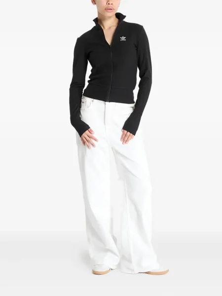 Top sport Adidas cu dungi de catifea cord tenis albastru