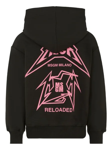 Bluza z kapturem dziecięca Msgm czarna