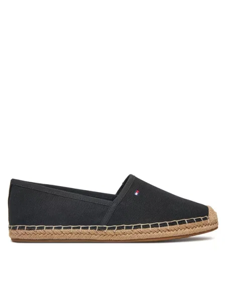 TOMMY HILFIGER Espadrile crna