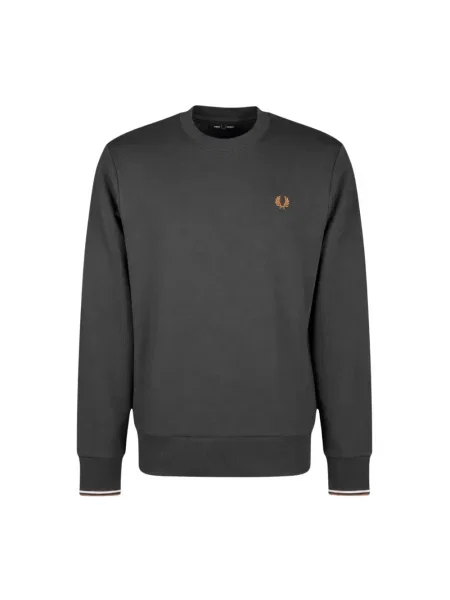 Bluza FRED PERRY Crew Neck Sweatshirt Green L zielona