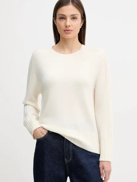 United Colors of Benetton pulover de cașmir bej
