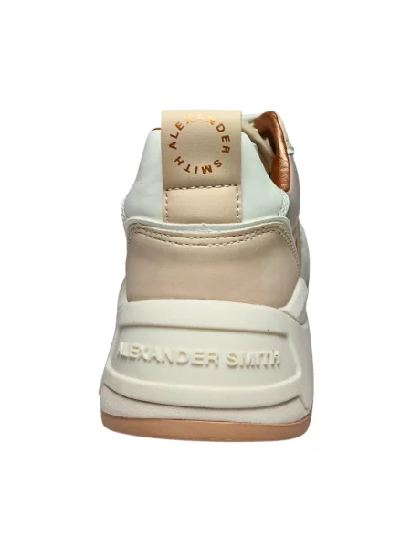 Sneakersy Alexander Smith skórzane beżowe