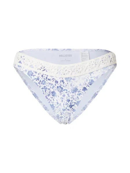 HOLLISTER Slip costum de baie albastru închis alb