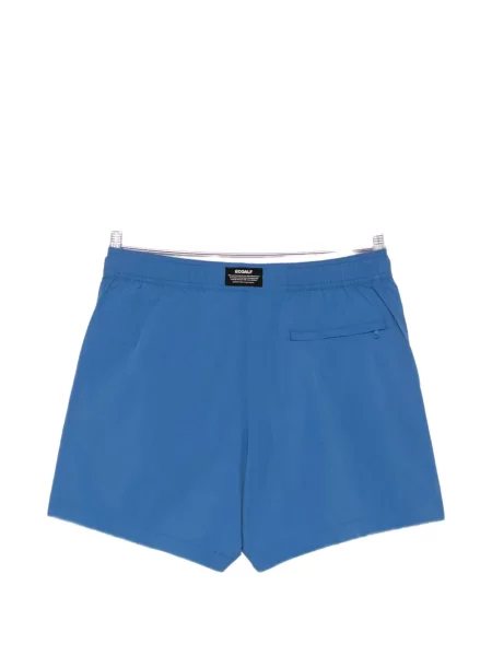 Slip de baie Ecoalf cu cordon albastru