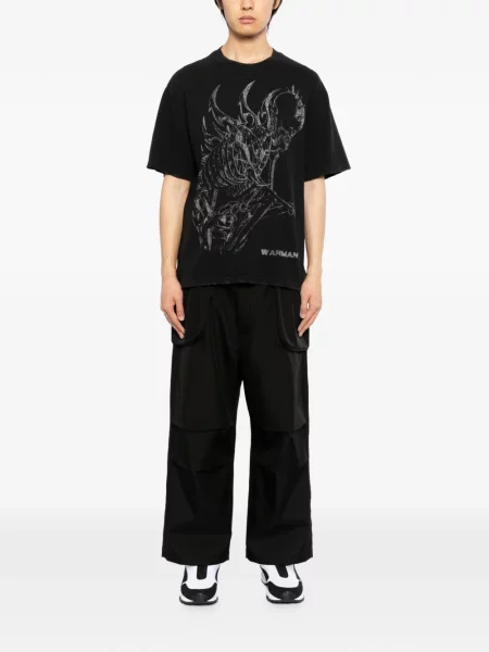 Tricou Warman cu imagine negru