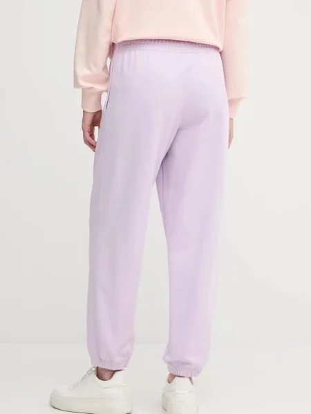 Legginsy Calvin Klein Jeans fioletowe