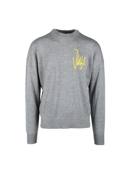 Sweter Jw Anderson wełniany szary