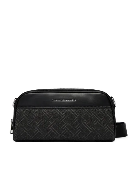 Tommy Hilfiger Ľadvinka Th Flag Monogram Camera Bag čierna