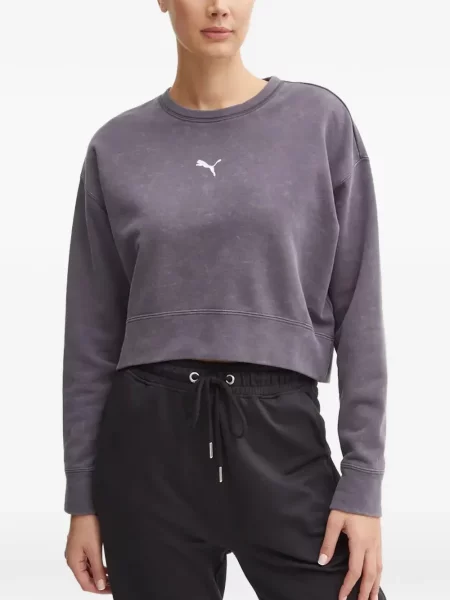 Decupat pulover Puma cu imagine violet