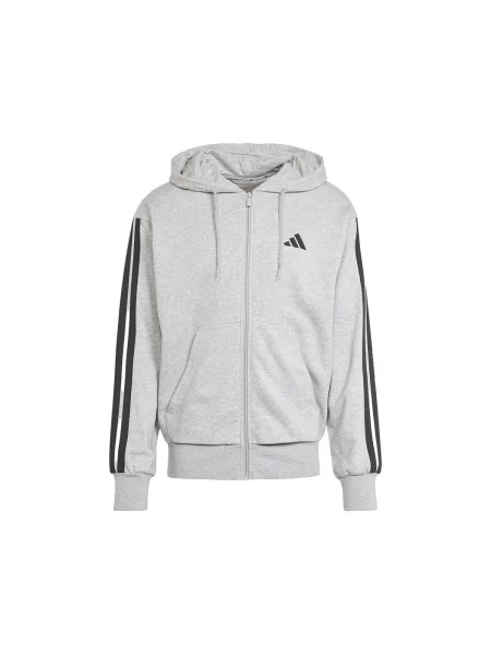 ADIDAS SPORTSWEAR Sportovní mikina Essentials French Terry světle / černá šedá
